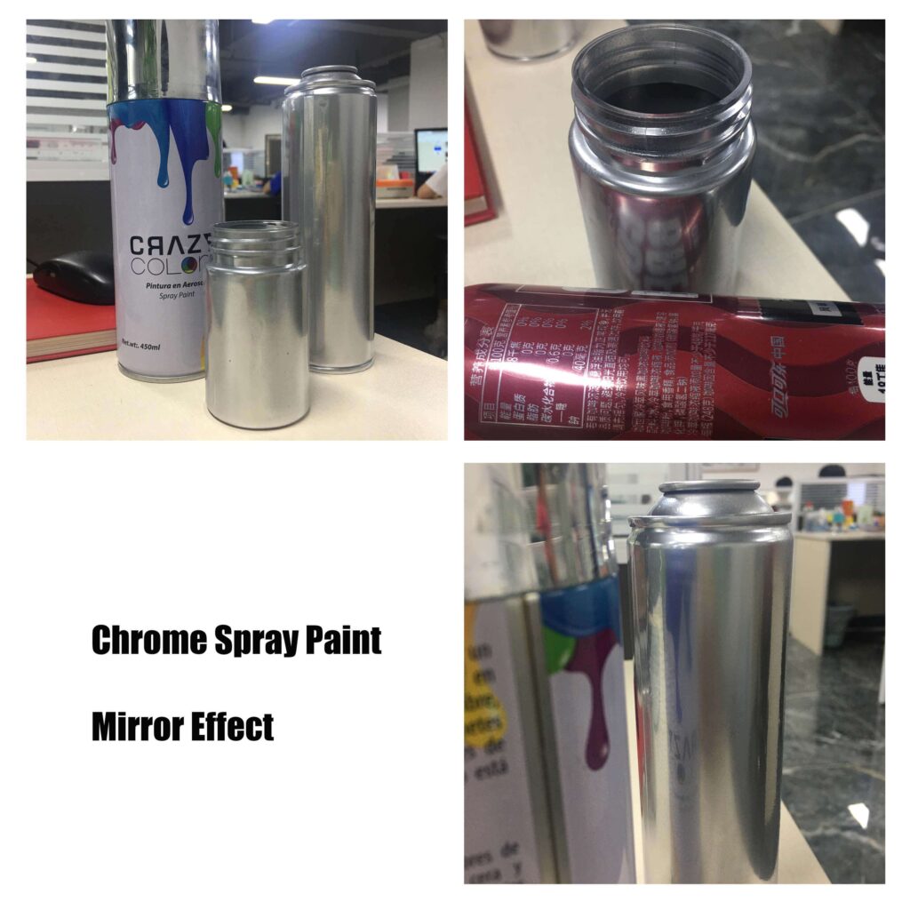 Chrome Spray Paint Effect